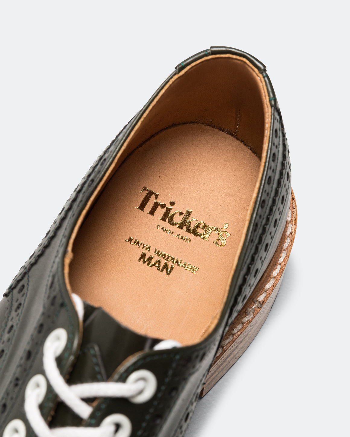 Junya Watanabe MAN - Trickers Shoes Calf Derby Brogues x Junya Watanabe Man - Green - UP THERE