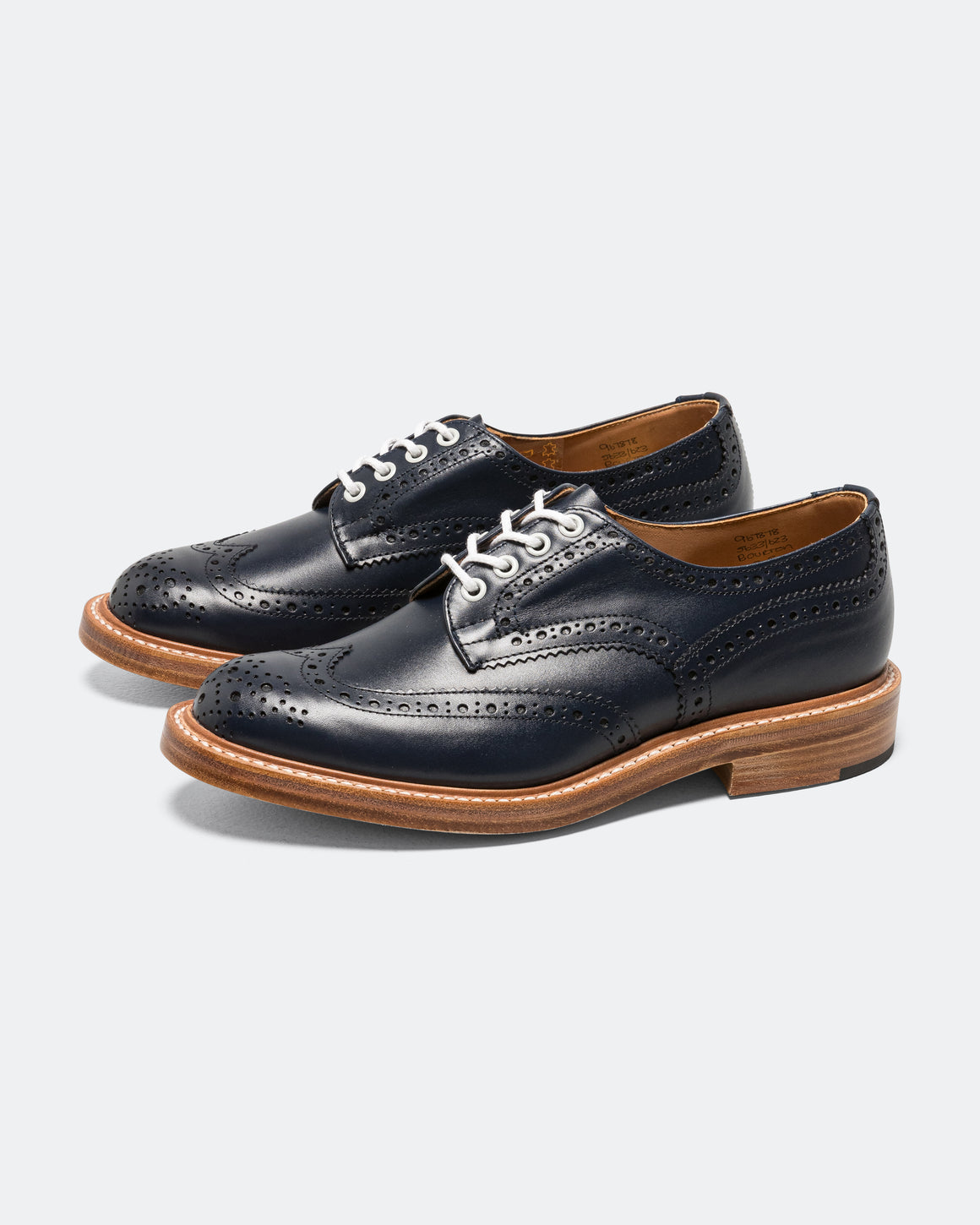 Junya Watanabe MAN - Trickers Shoes Calf Derby Brogues x Junya Watanabe Man - Navy - UP THERE