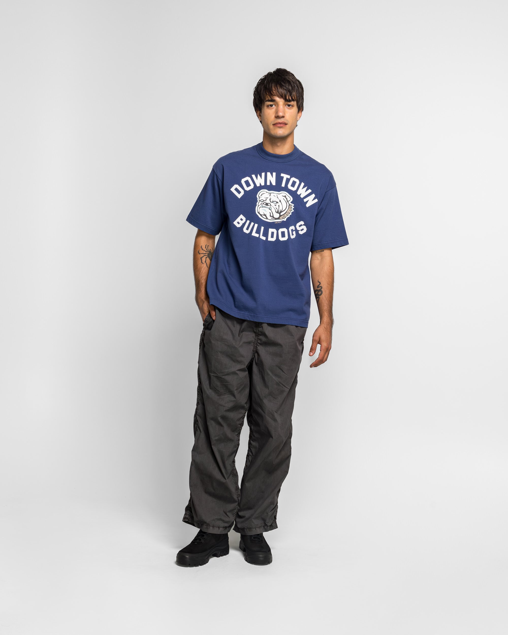 Unlikely - Authentic Graphic Tee BULLDOGS - Blue | UP THERE