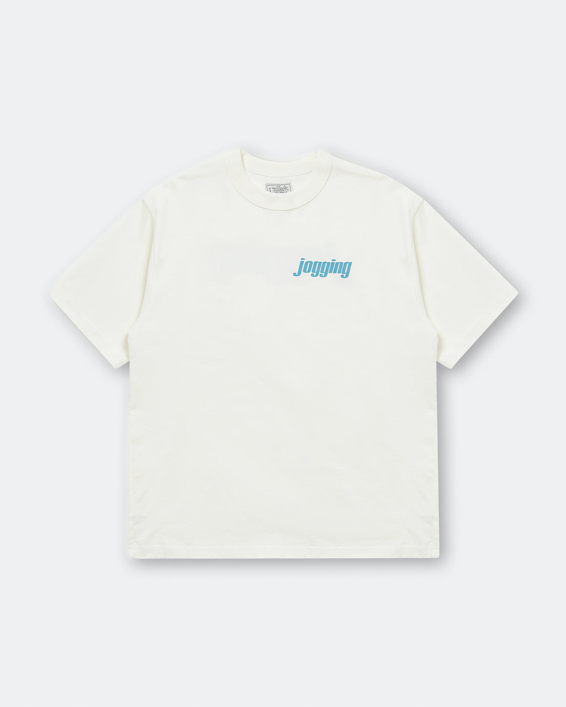 Unlikely - Authentic Graphic Tee Jogging - White - UP THERE