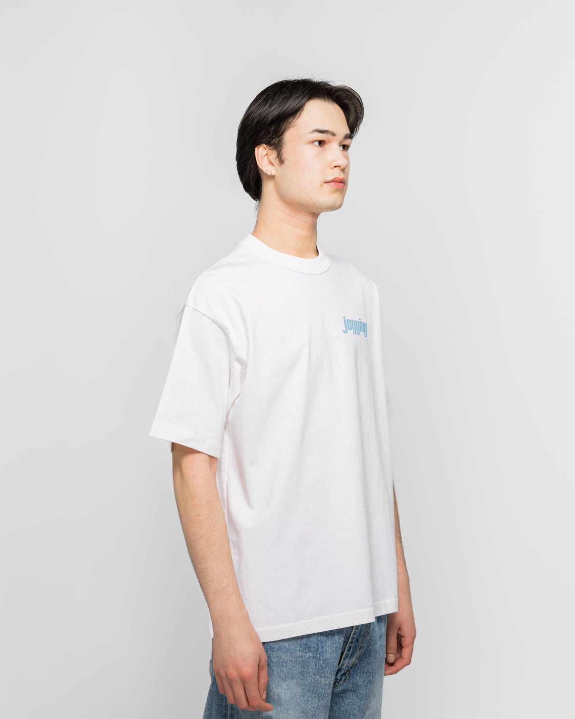 Unlikely - Authentic Graphic Tee Jogging - White - UP THERE