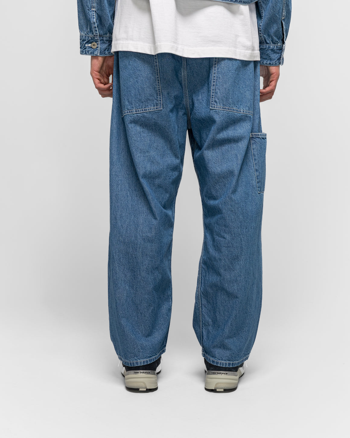 Unlikely - Chopped Coverall Bottoms - Used Indigo - UP THERE