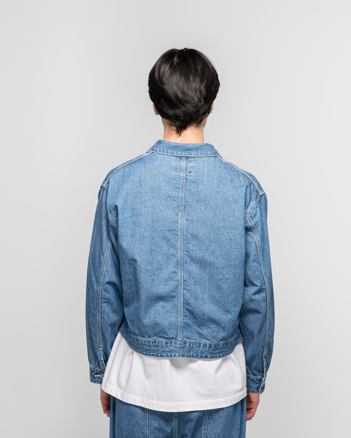 Unlikely - Chopped Coverall Tops - Used Indigo - UP THERE