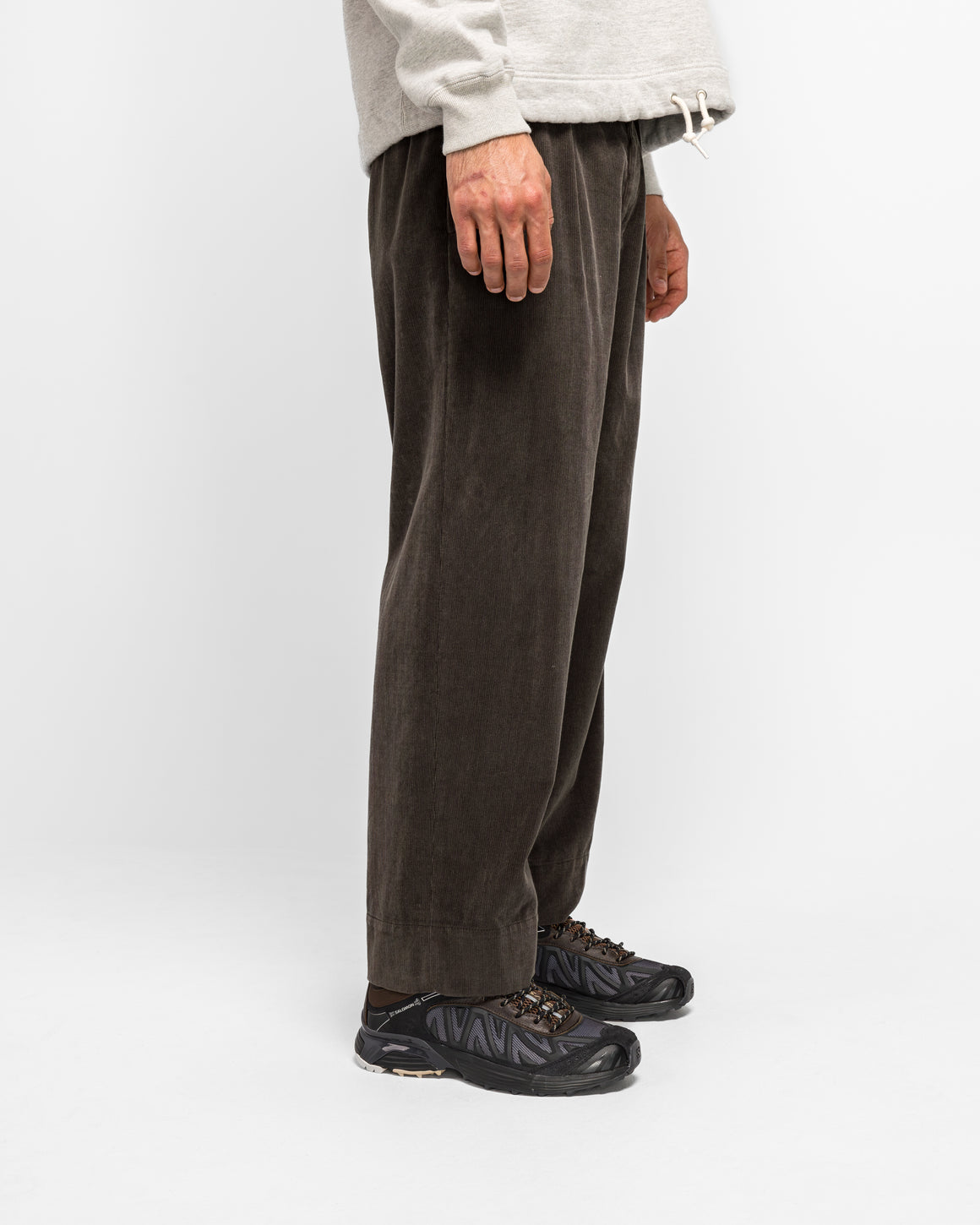 Unlikely - Corduroy 2P Trousers - Charcoal Grey - UP THERE