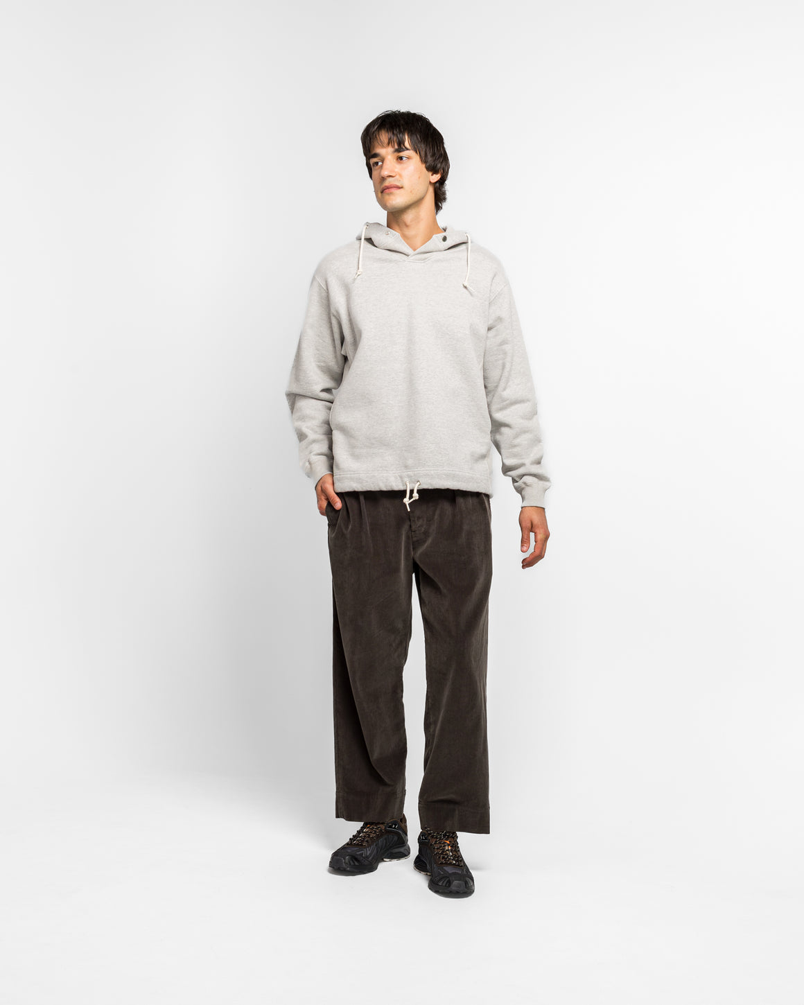 Unlikely - Corduroy 2P Trousers - Charcoal Grey - UP THERE