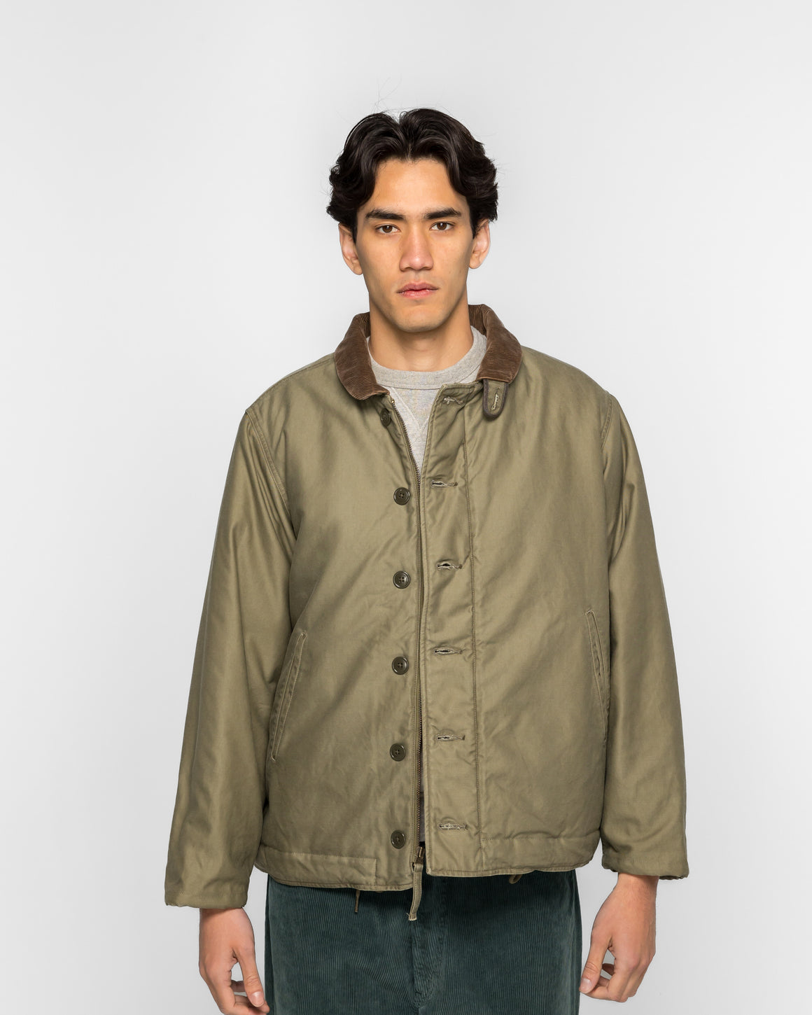 Unlikely - N-1 Quilt Jacket - Olive - UP THERE