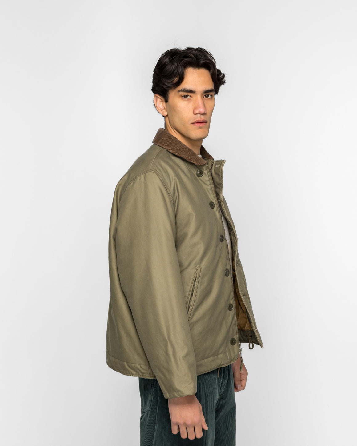Unlikely - N-1 Quilt Jacket - Olive - UP THERE