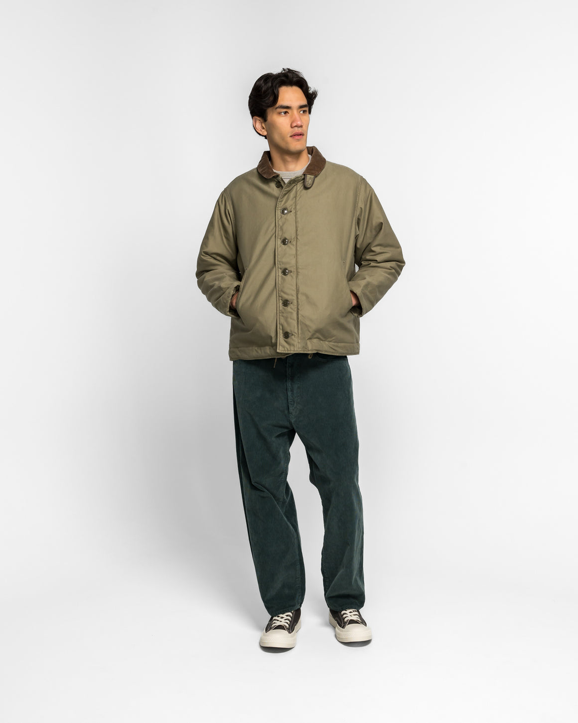 Unlikely - N-1 Quilt Jacket - Olive - UP THERE