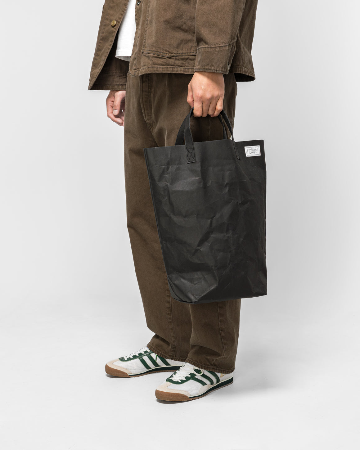 Unlikely - "Paper" Shopping Bag L - Black - UP THERE