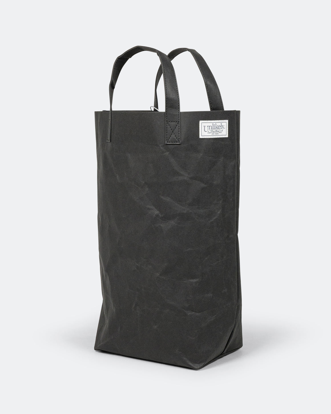 Unlikely - "Paper" Shopping Bag L - Black - UP THERE