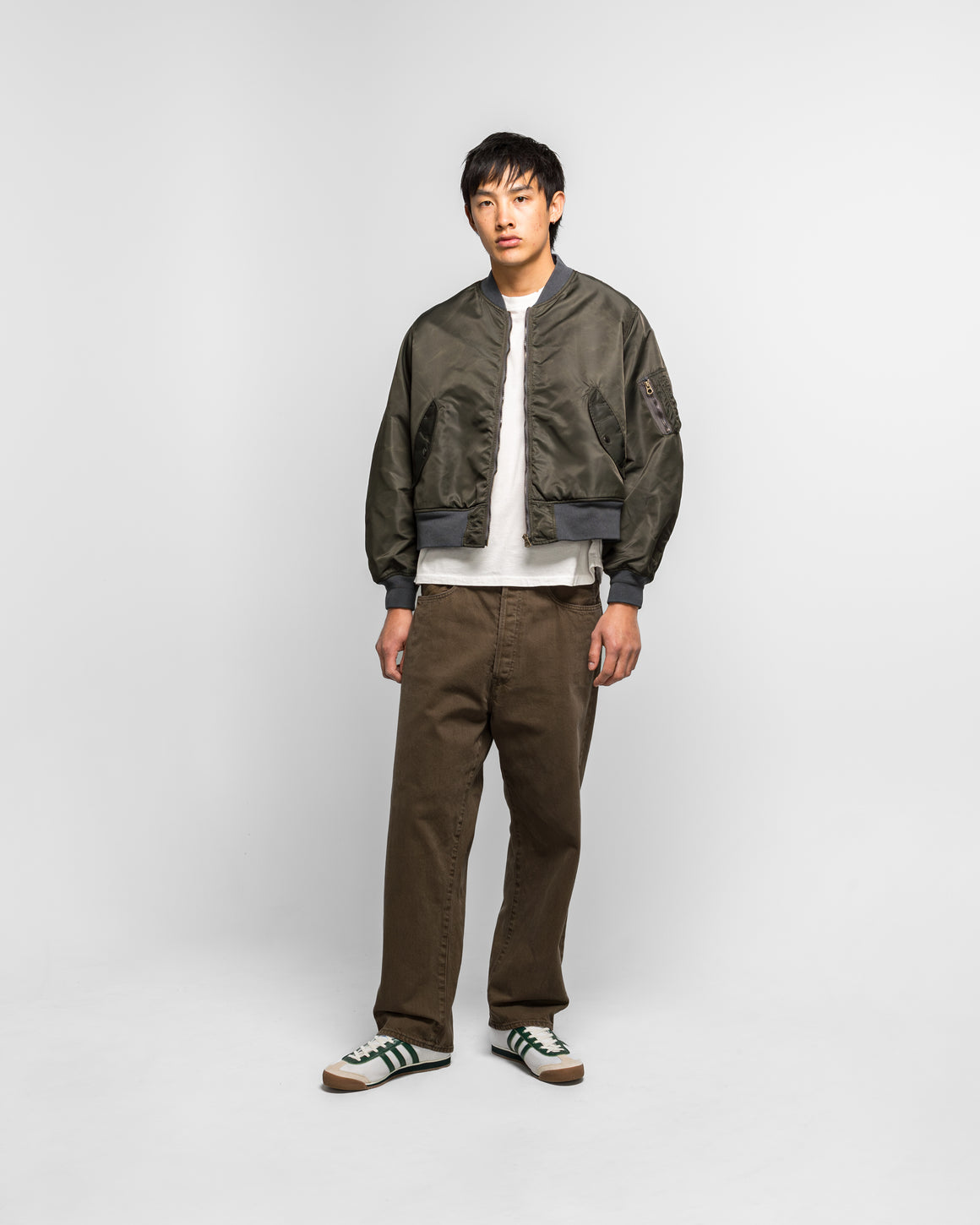 Unlikely - Reversible MA-1  - Olive/Sage - UP THERE