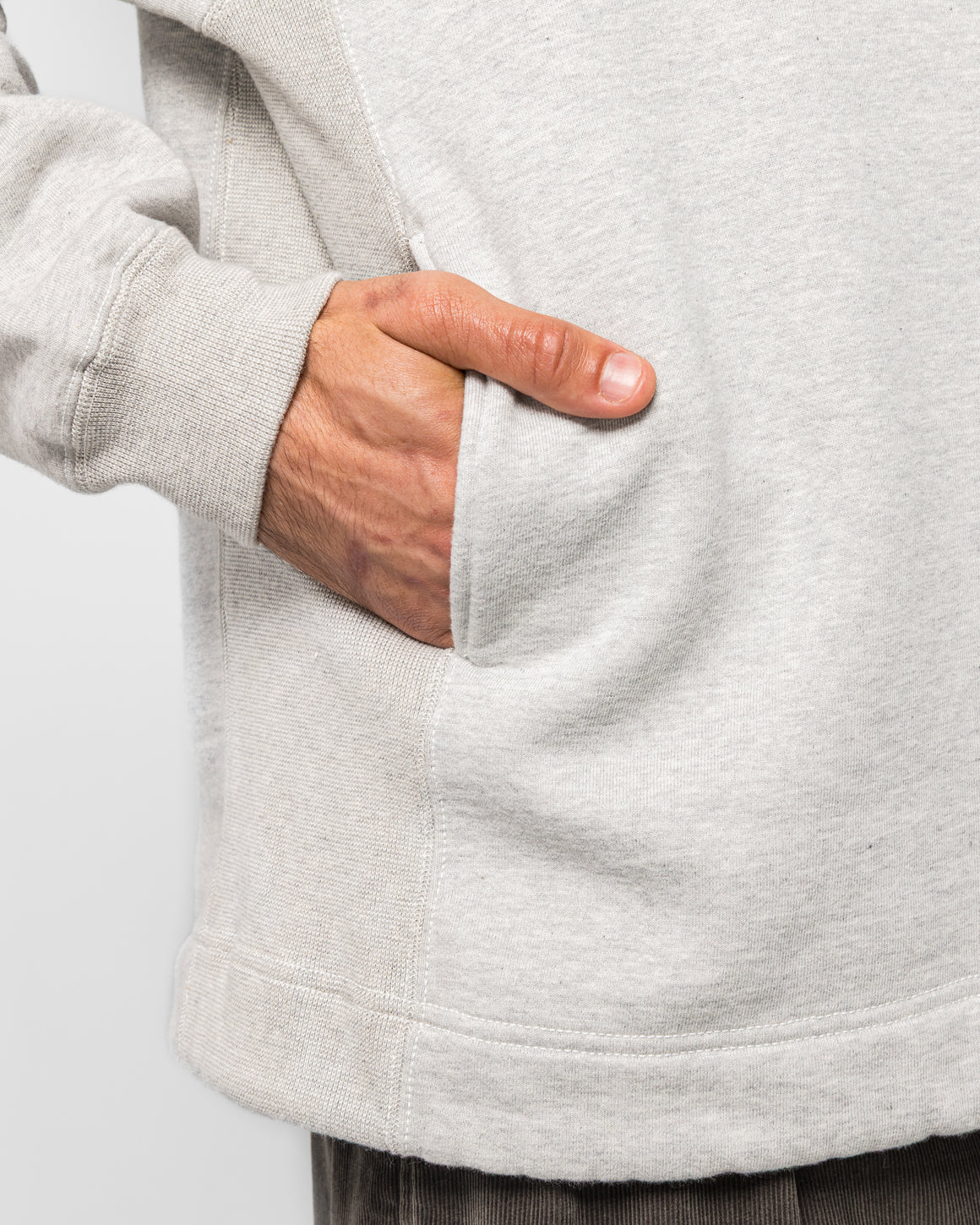 Unlikely - Sweat Anorak - Grey - UP THERE