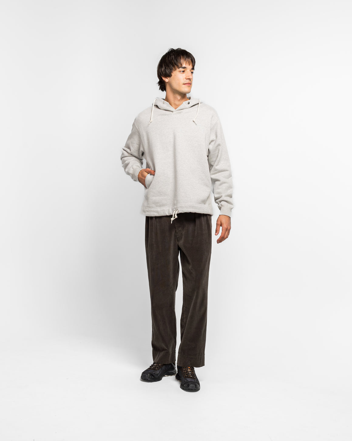 Unlikely - Sweat Anorak - Grey - UP THERE