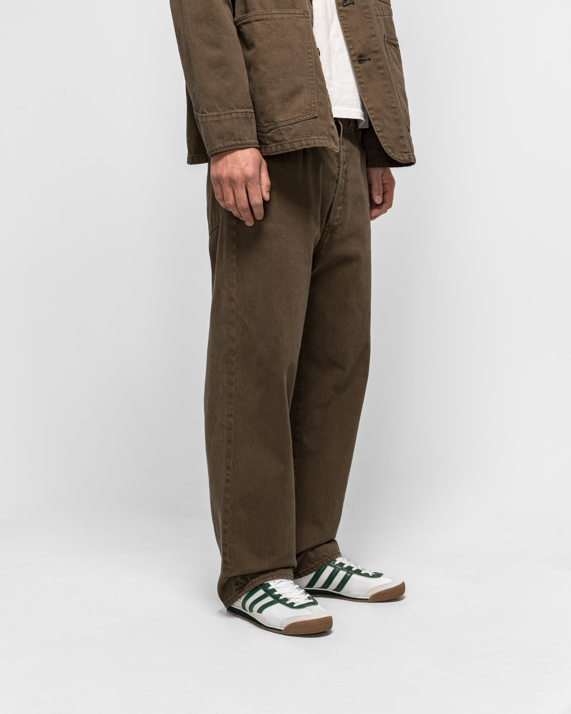 Unlikely - Time Travel Jean Wide Color Denim - Brown Wash - UP THERE