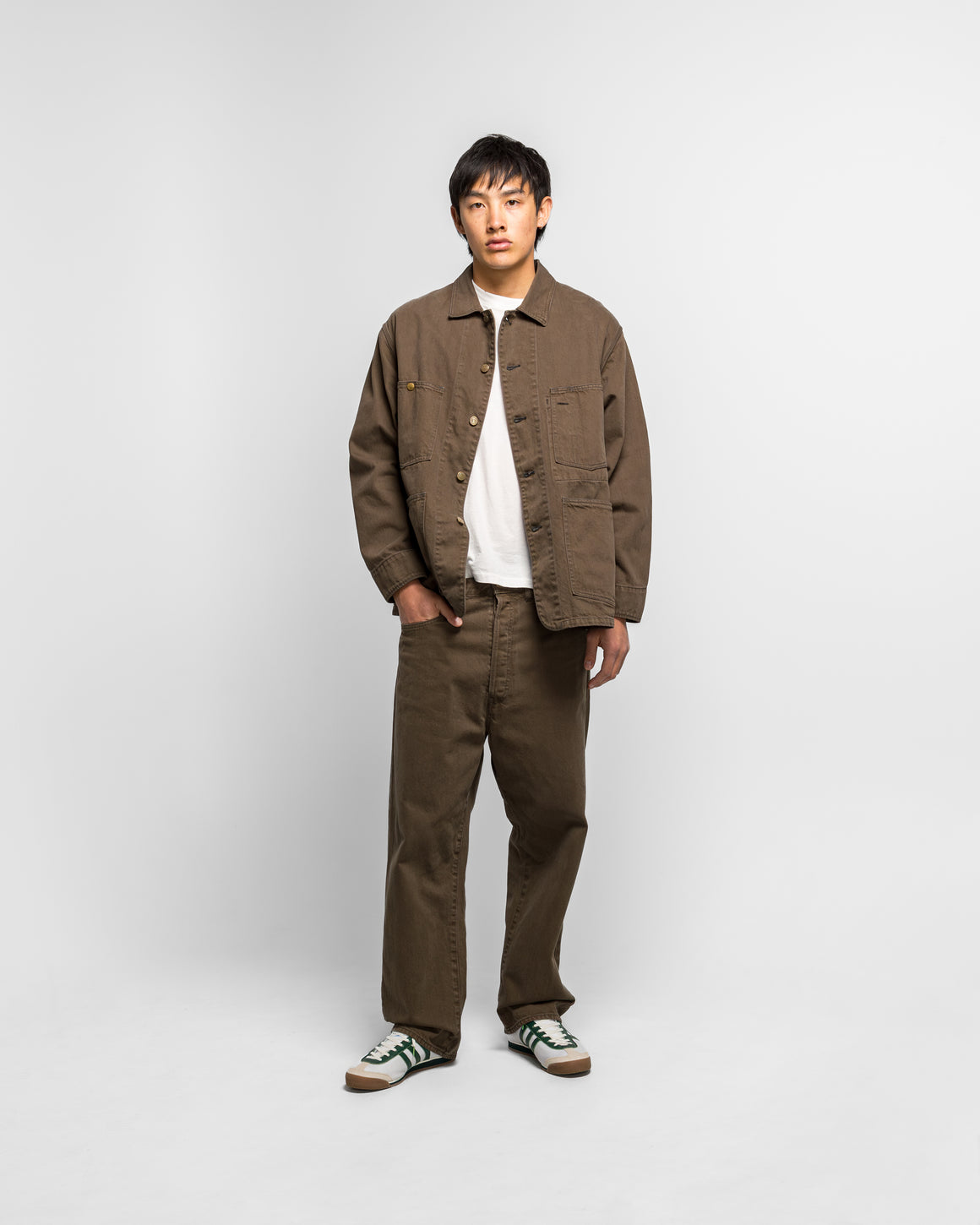 Unlikely - Time Travel Jean Wide Color Denim - Brown Wash - UP THERE