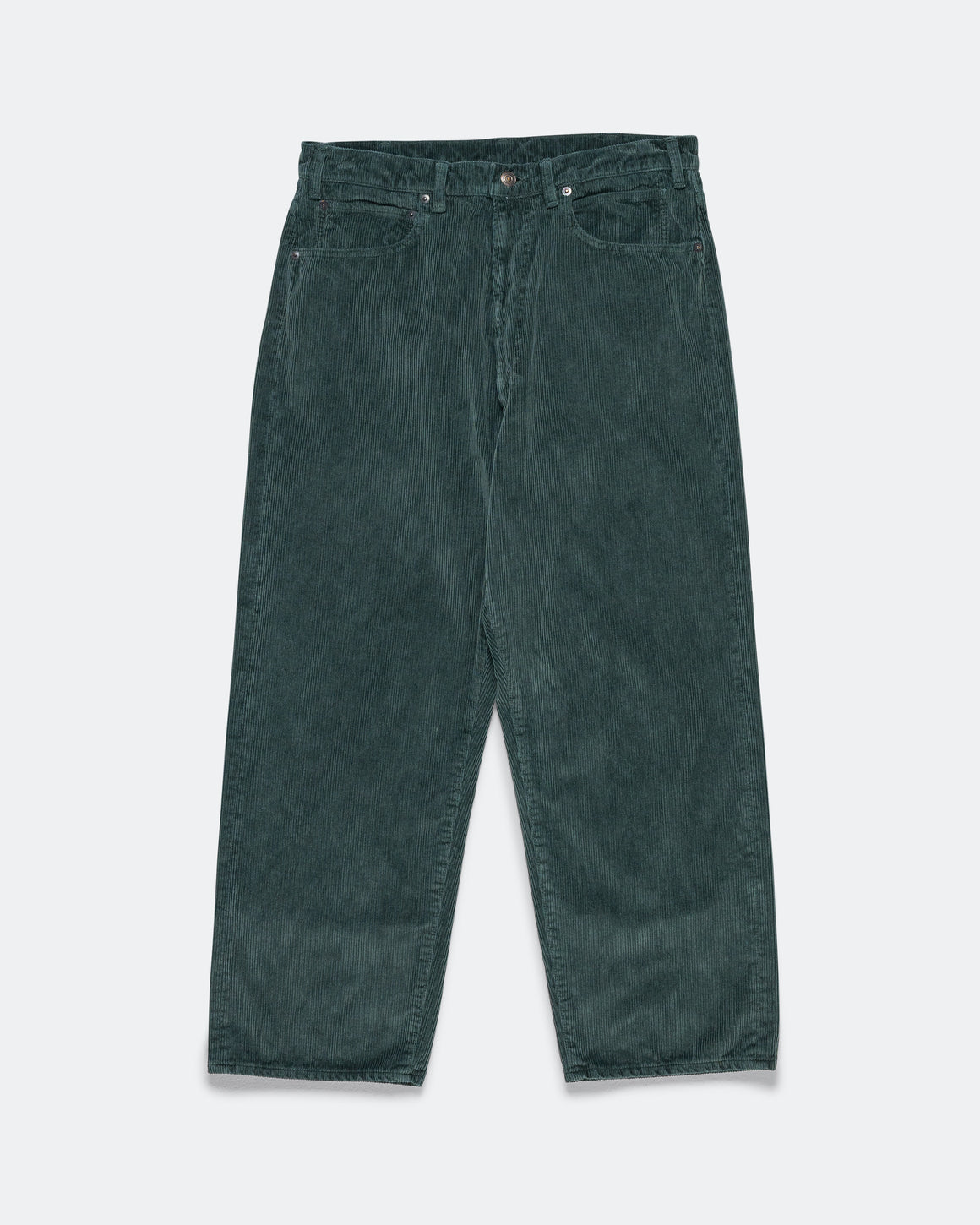 Unlikely - Time Travel Jean Wide Corduroy  - Dk Green - UP THERE