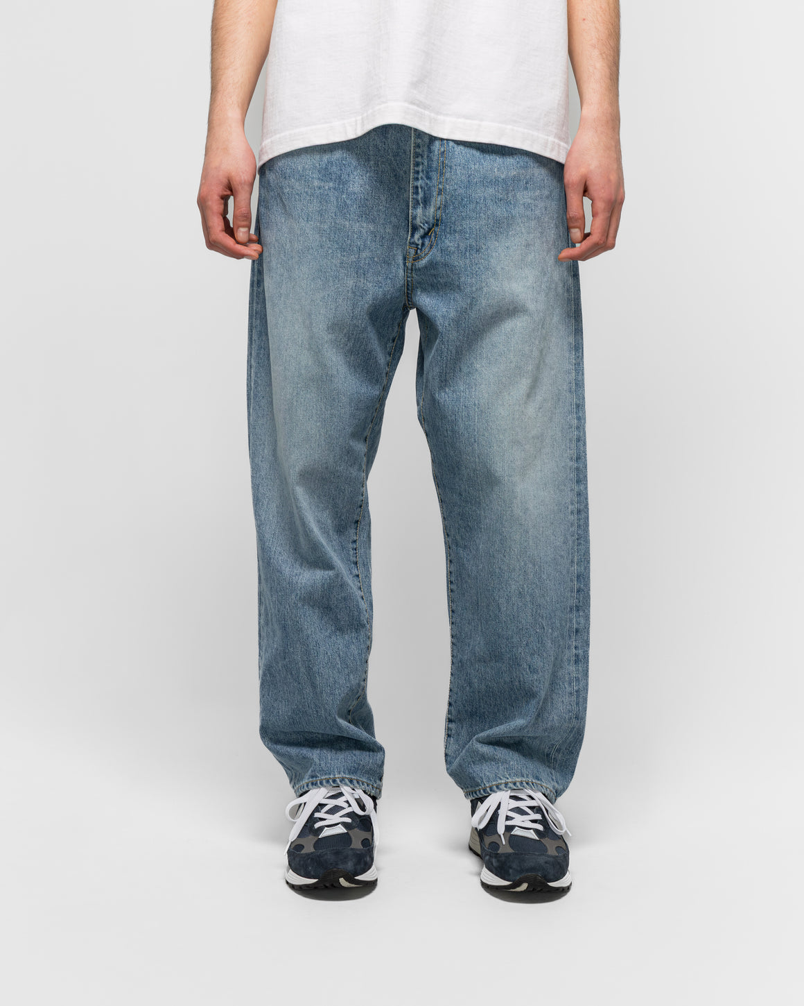 Unlikely - Time Travel Wide Jean - Indigo 1977 Wash - UP THERE