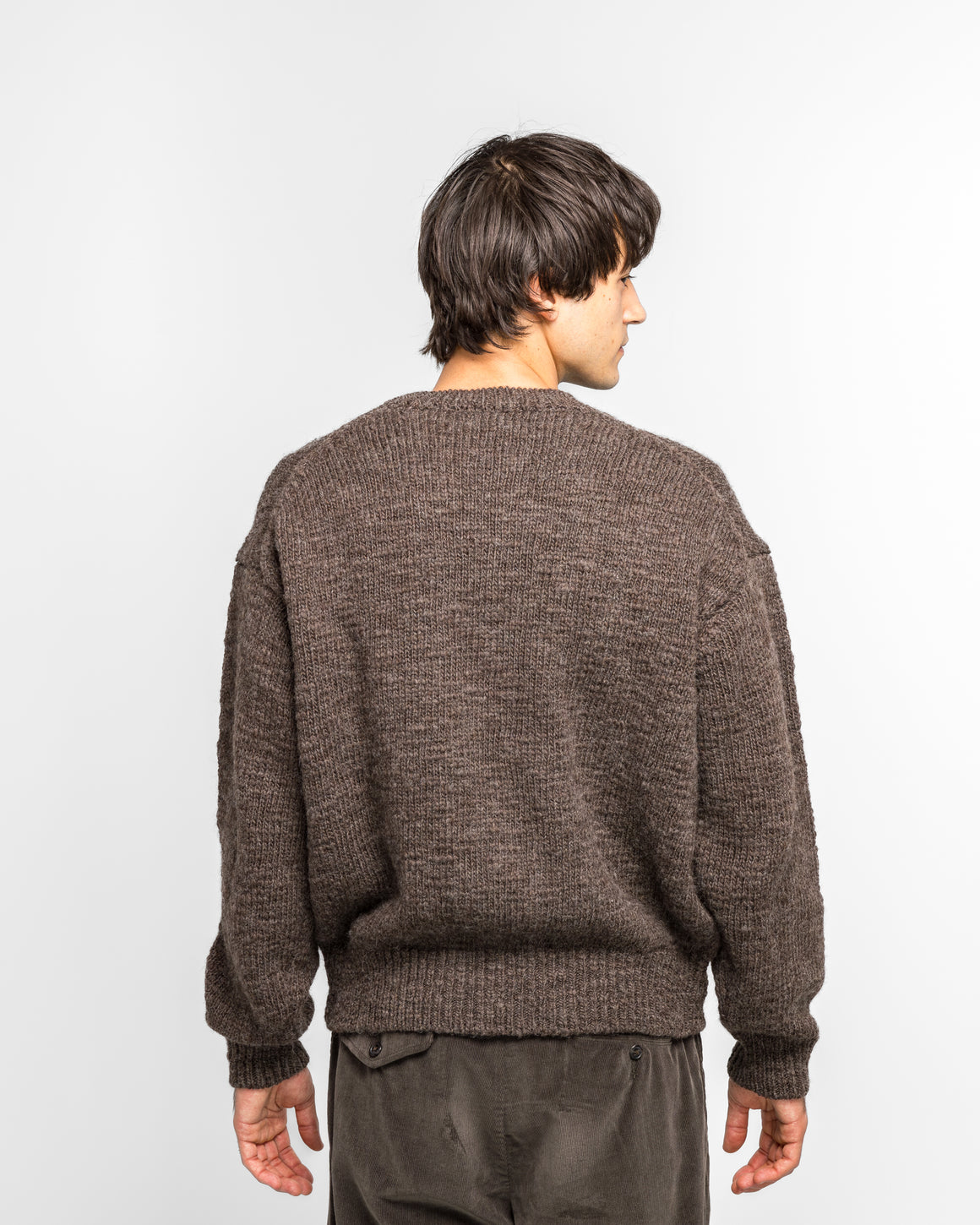 Unlikely - Yeti Sweater - Brown - UP THERE