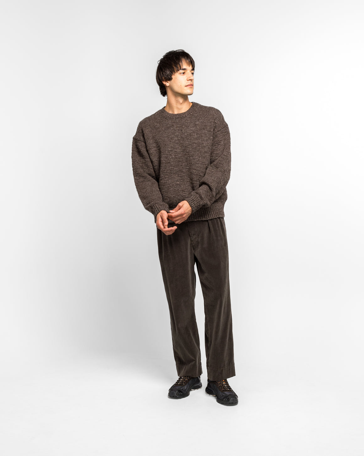 Unlikely - Yeti Sweater - Brown - UP THERE