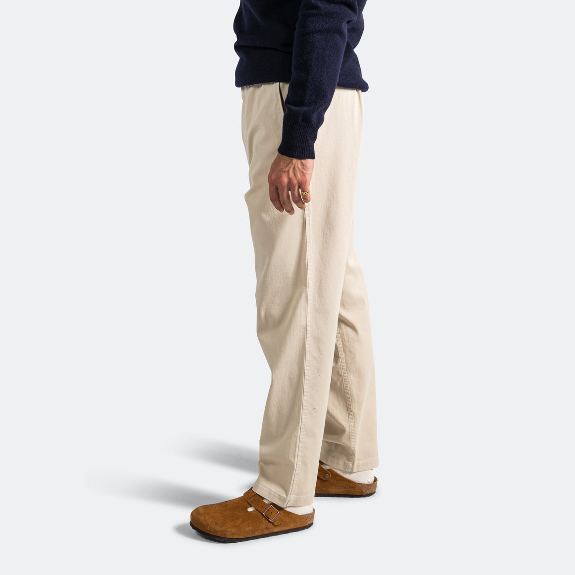 Norse Projects - Ezra Light Stretch Trouser - Oatmeal - UP THERE