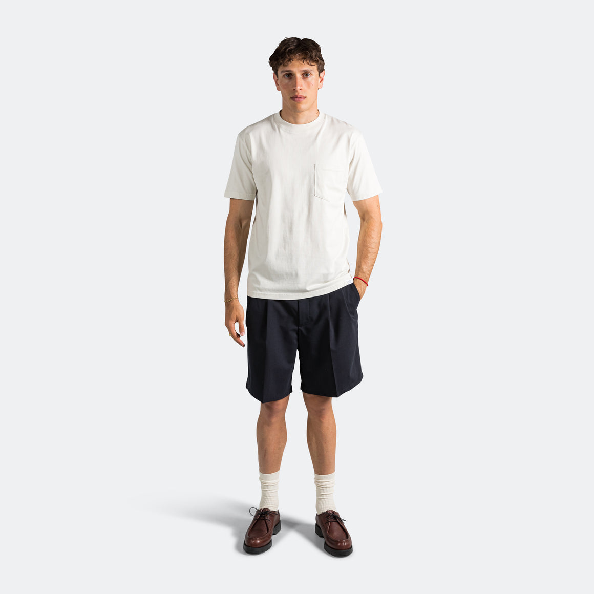 Johannes Pocket T-Shirt - Lucid White