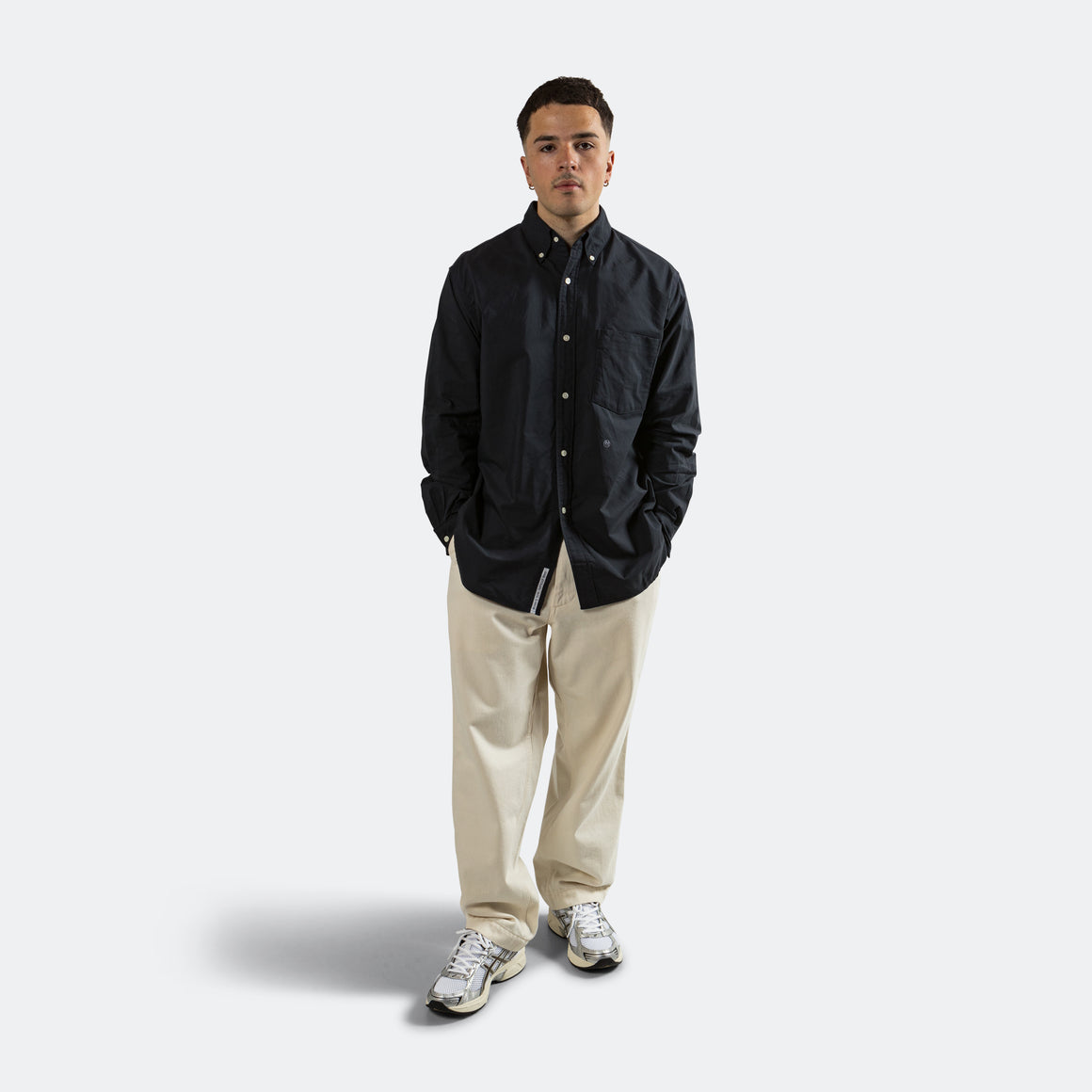 Nanamica - Button Down Wind Shirt - Dark Navy - UP THERE