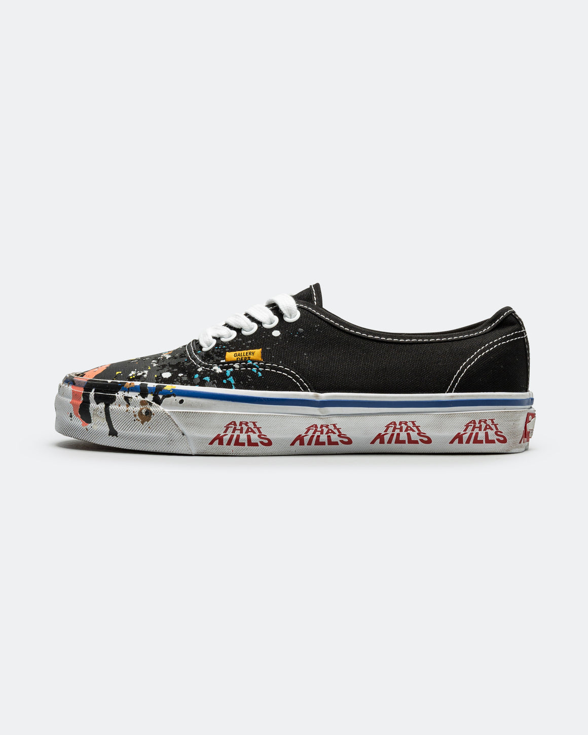 Vans - OTW Authentic 44 x GALLERY DEPT. - Canvas Paint Black - UP THERE