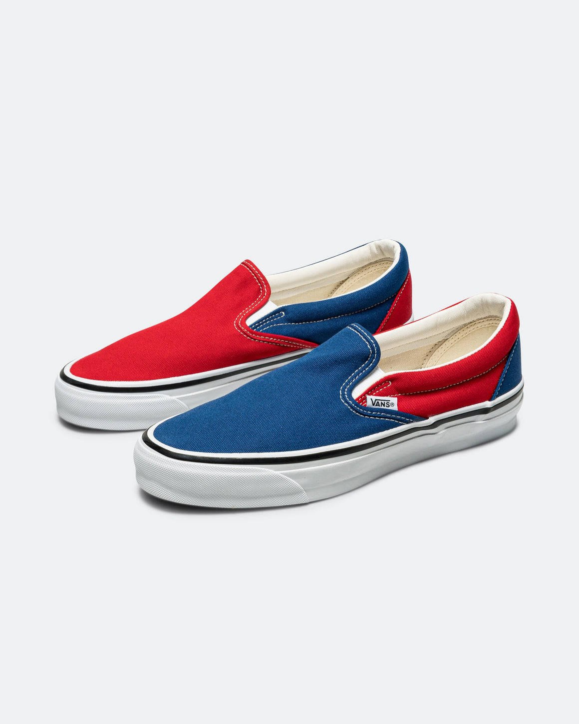 Vans - OTW Classic Slip-On 98 x Engineered Garments - Red/Navy - UP THERE
