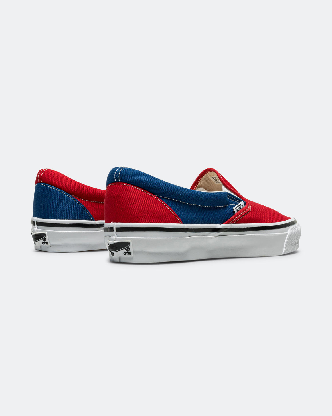 Vans - OTW Classic Slip-On 98 x Engineered Garments - Red/Navy - UP THERE