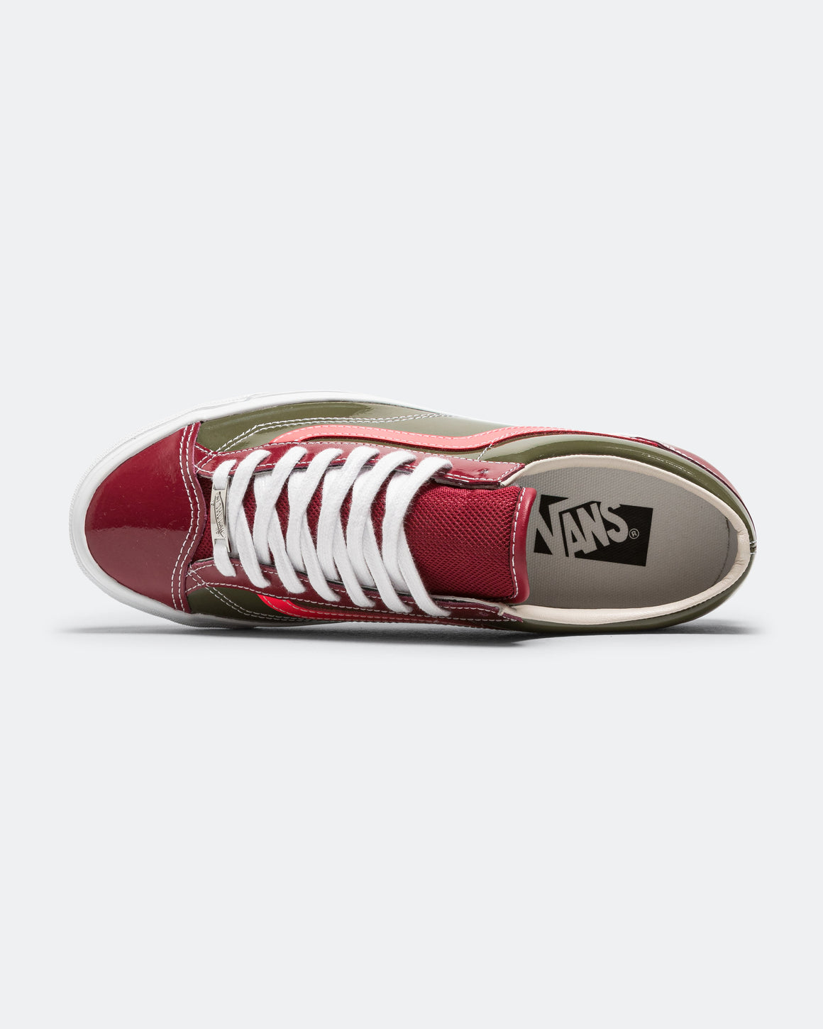 Vans - LX Old Skool 36 - Patent Bordeaux/Olive - UP THERE