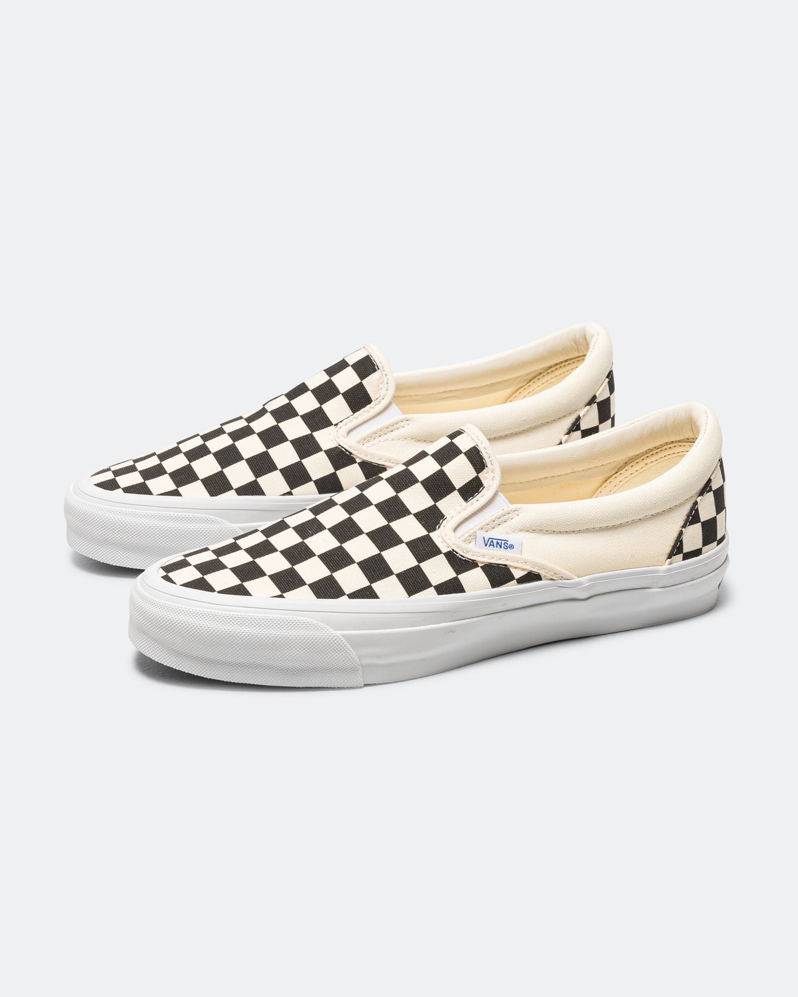Vans - Premium Classic Slip-On 98 - LX Checkerboard Black/Off White - UP THERE