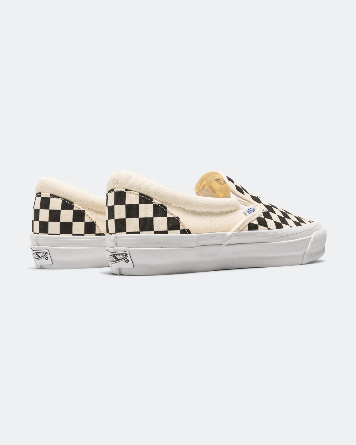 Vans - Premium Classic Slip-On 98 - LX Checkerboard Black/Off White - UP THERE