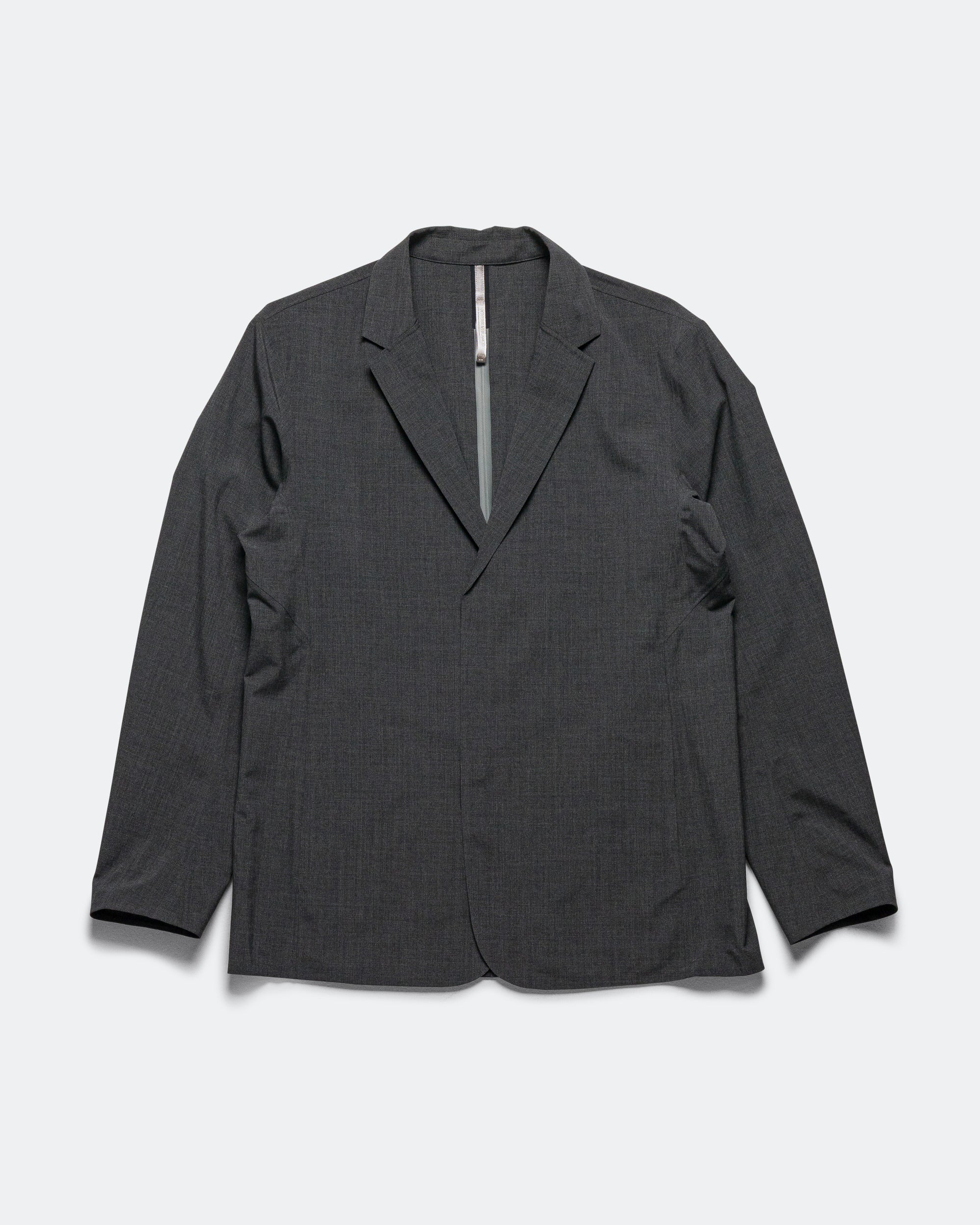 スーツ ARC'TERYX VEILANCE Blazer LT/ Convex LT Arc'Teryx Veilance - Convex Wool Blazer - Black Heather | UP THERE