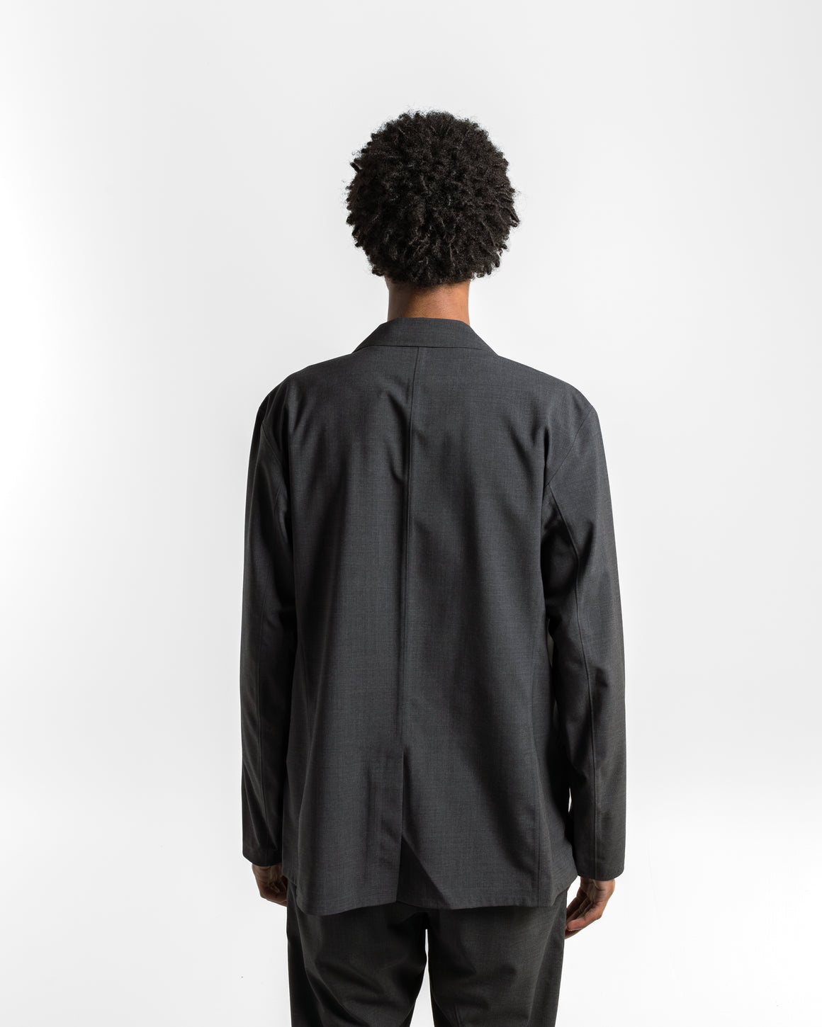Veilance - Convex Wool Blazer - Black Heather - UP THERE