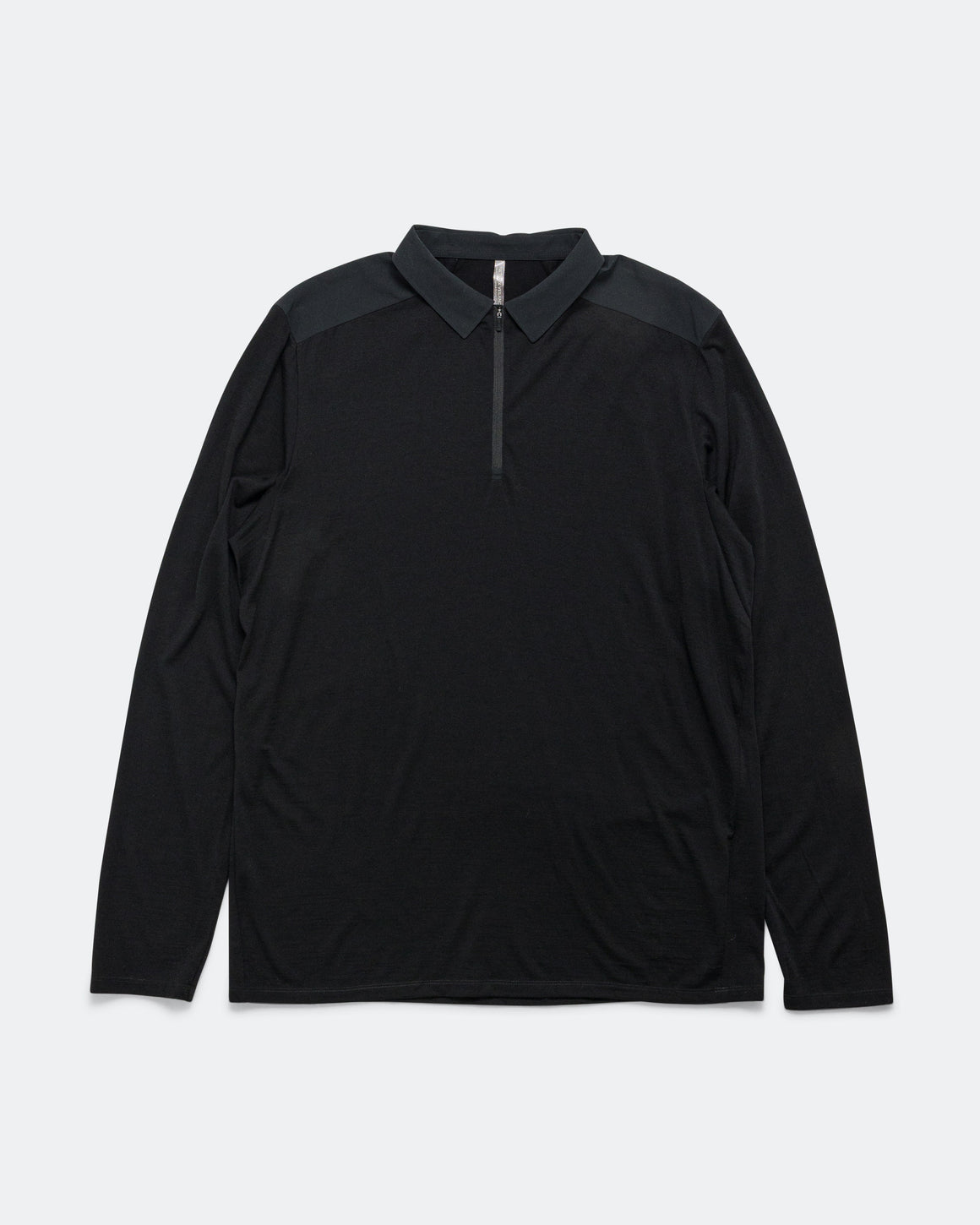 Veilance - Frame LS Polo - Black - UP THERE