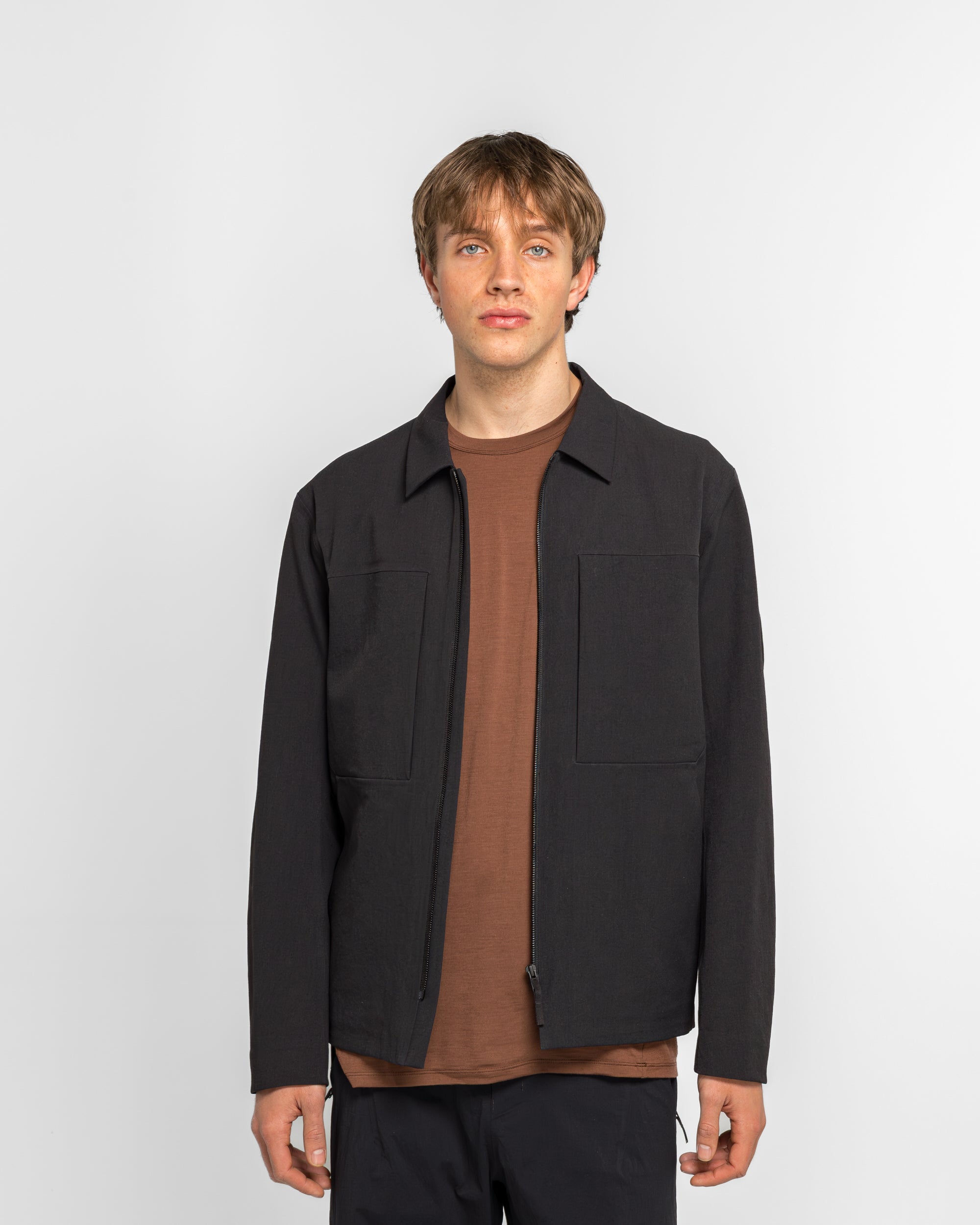 Arc'Teryx Veilance - Mionn Softshell Overshirt - Black | UP THERE