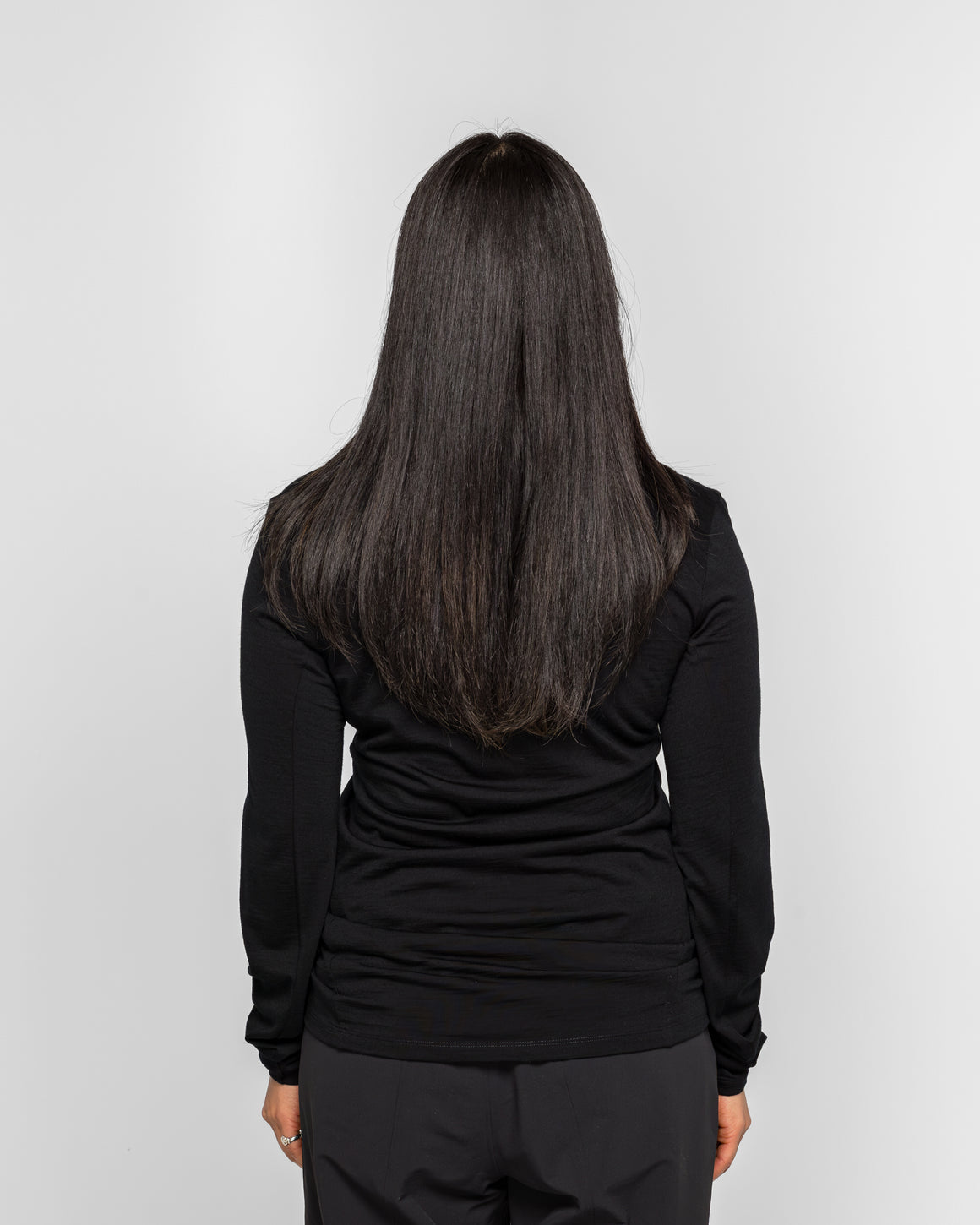 Veilance - Womens Frame LS Crew - Black - UP THERE