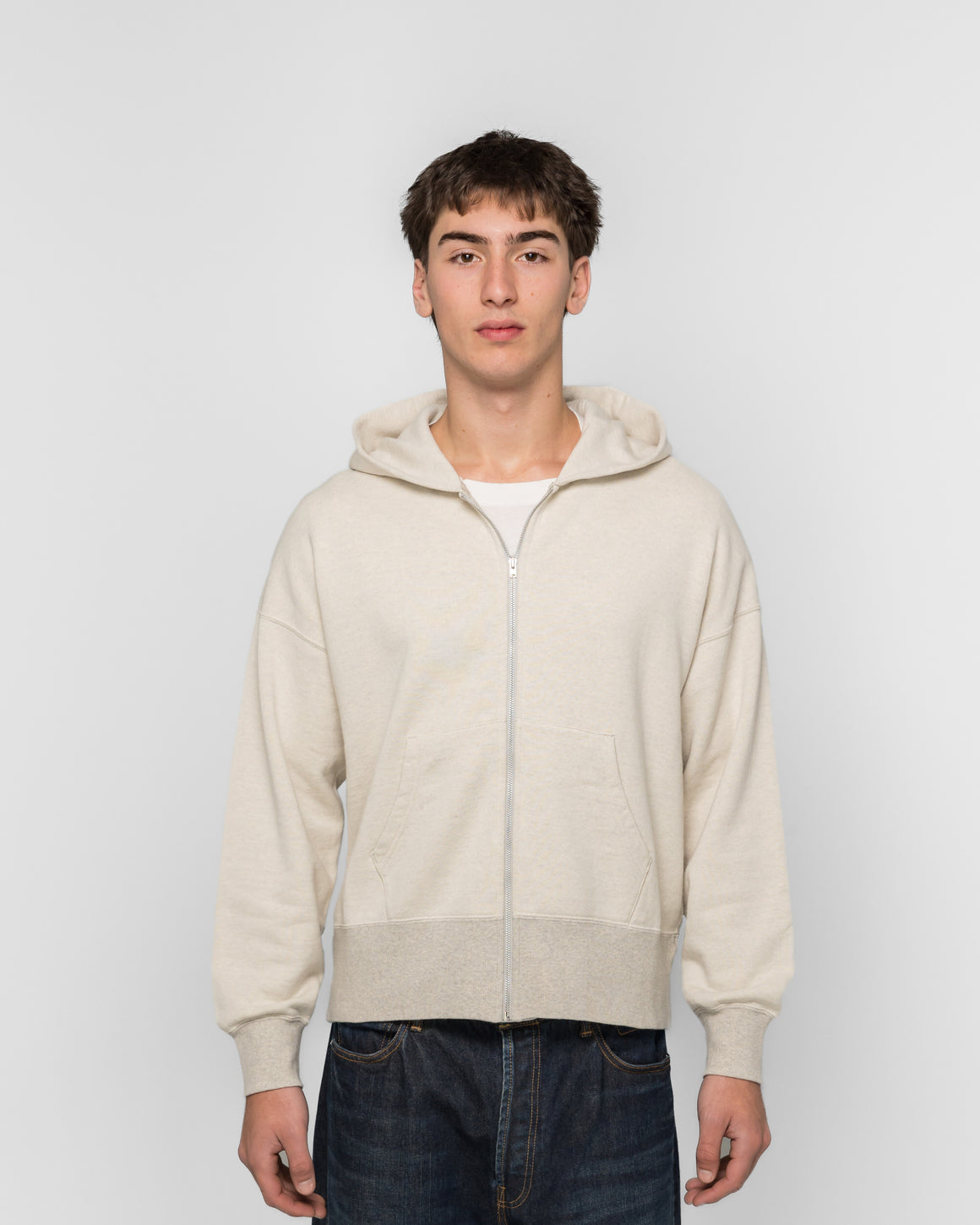 Visvim - Court Hoodie F.Z. - Grey - UP THERE