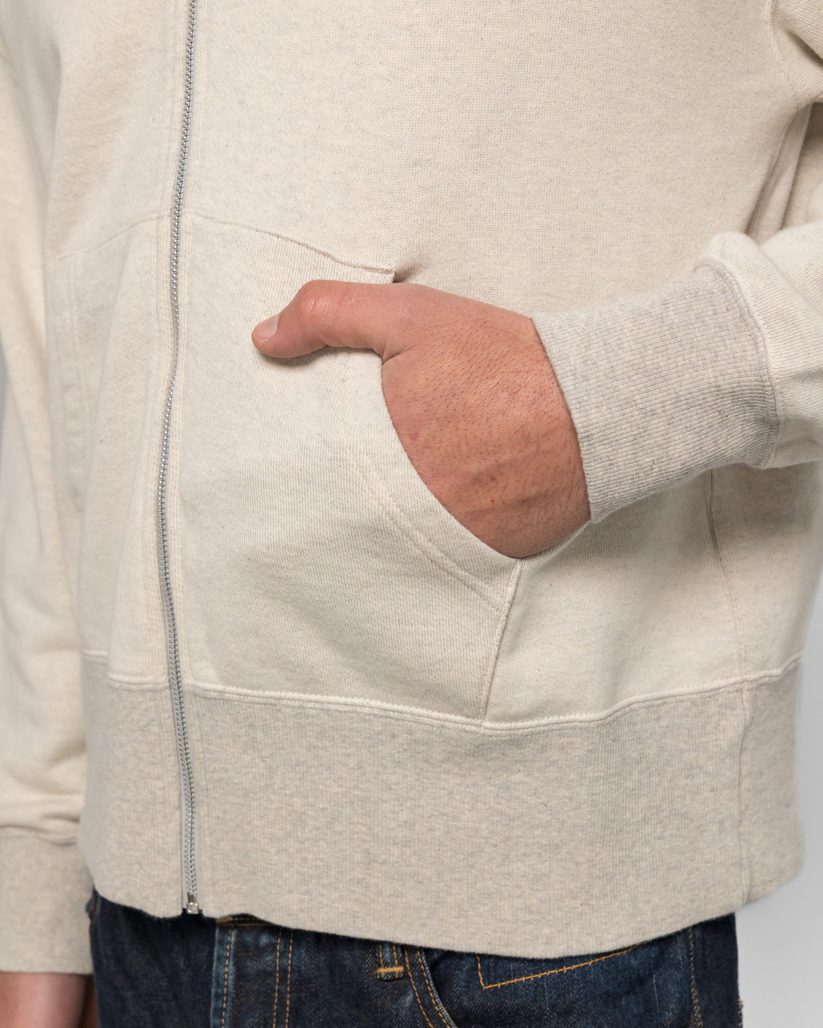 Visvim - Court Hoodie F.Z. - Grey - UP THERE