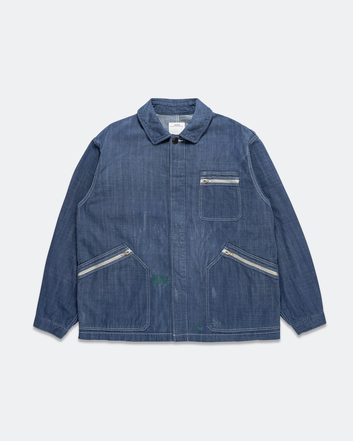 Visvim - Eclair Coverall - Navy - UP THERE