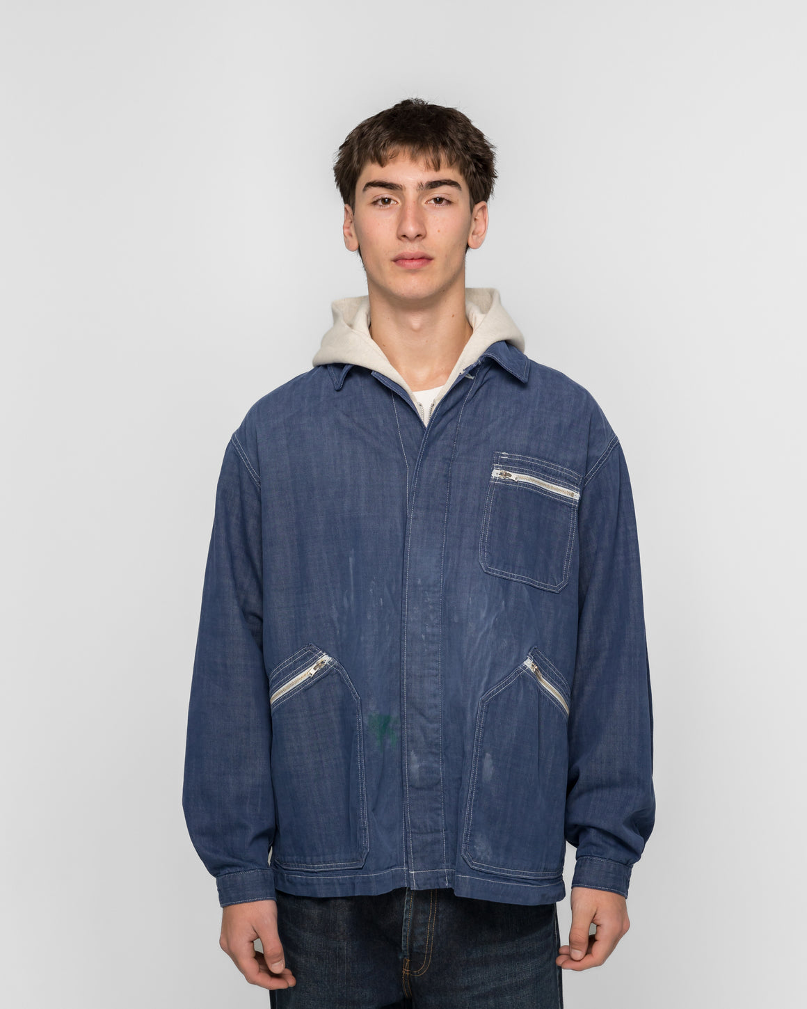 Visvim - Eclair Coverall - Navy - UP THERE