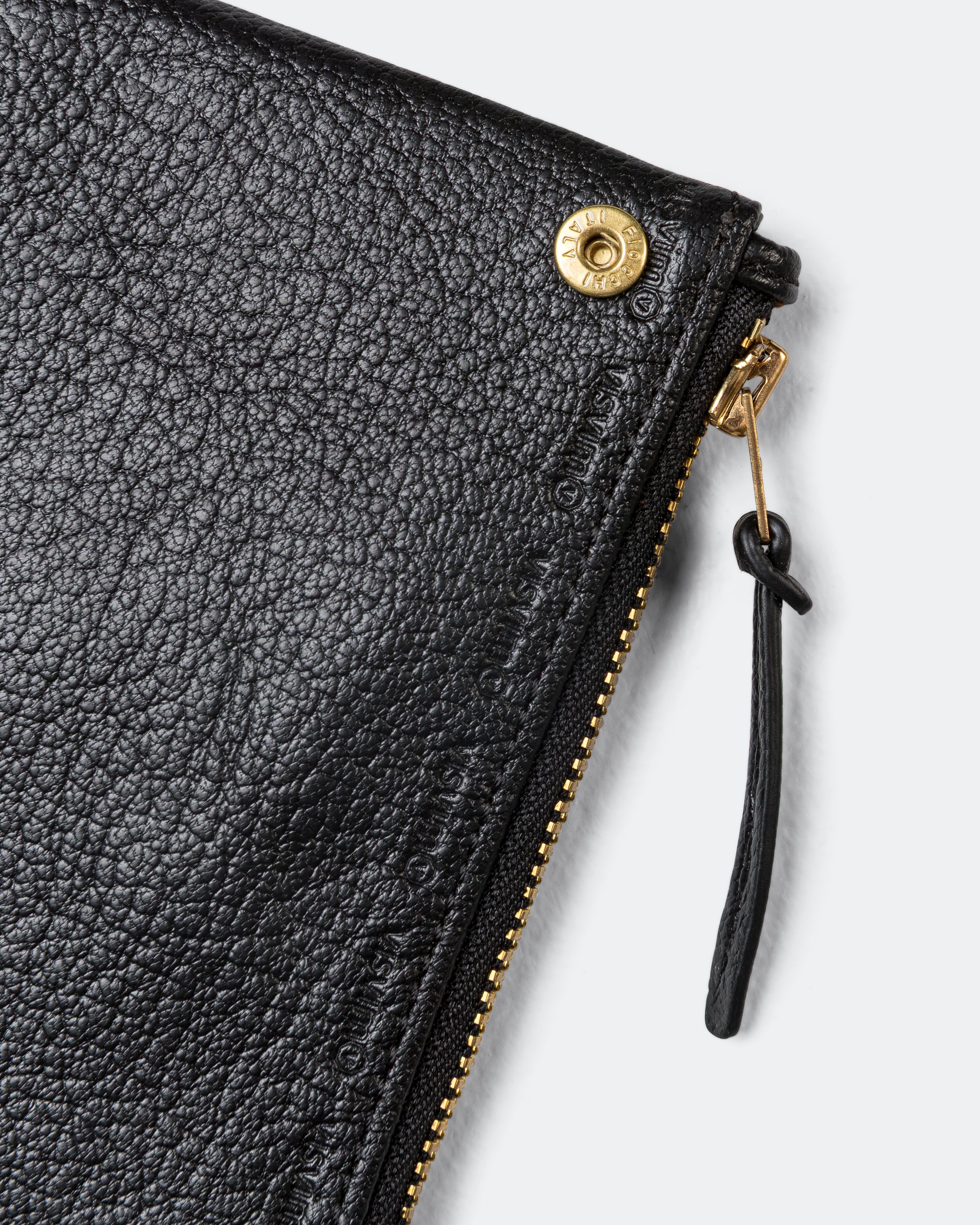Visvim - Foldaway Wallet - Black | UP THERE