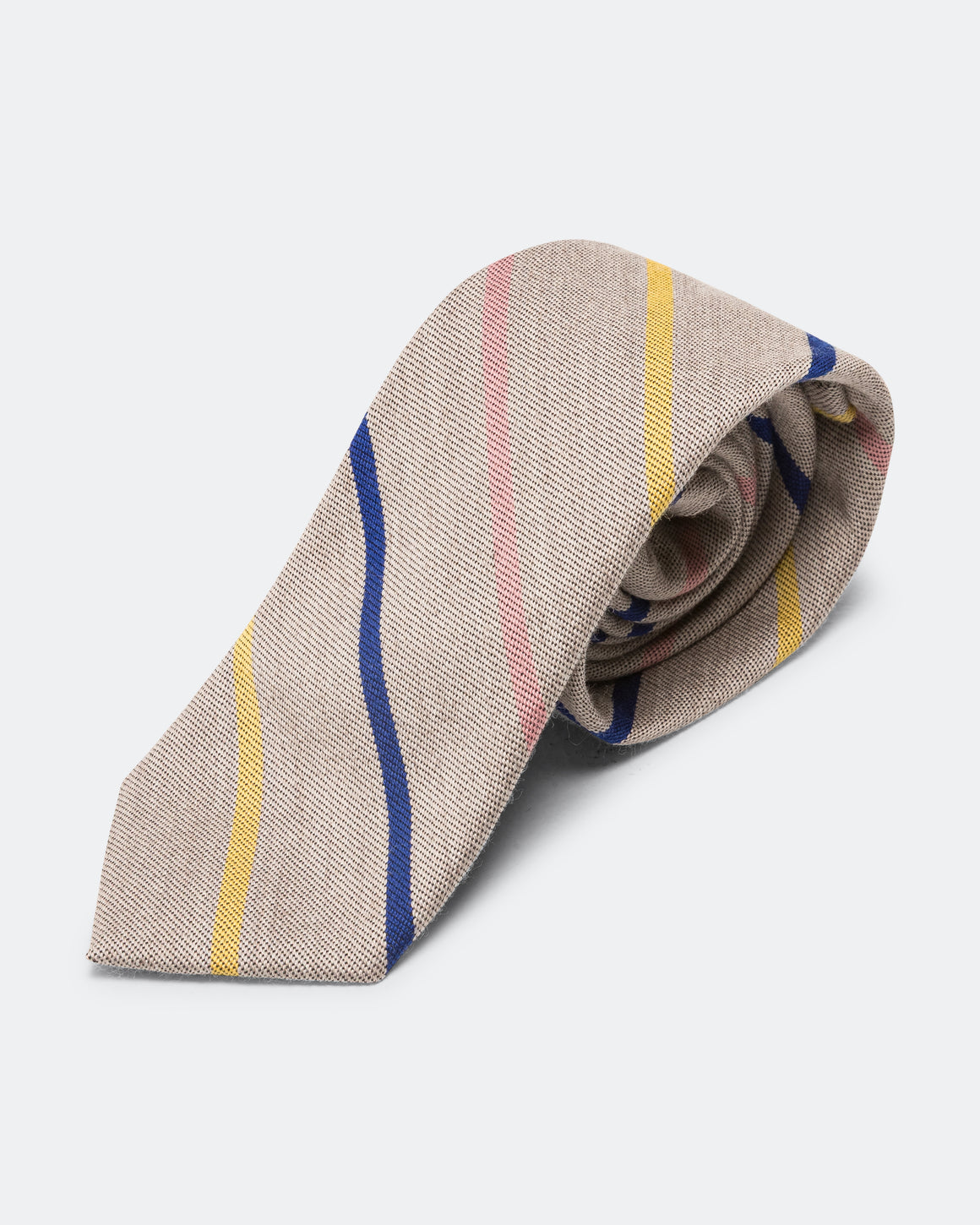 Visvim - Necktie Stripes - Beige - UP THERE