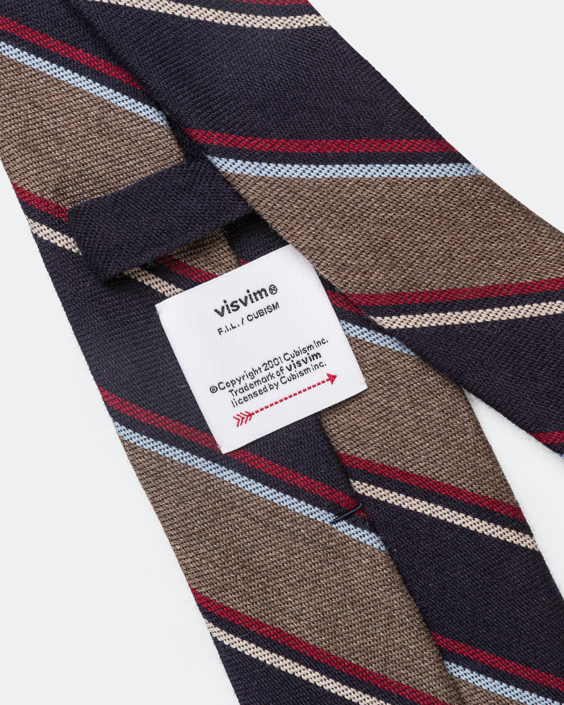 Visvim - Necktie Stripes - Navy - UP THERE