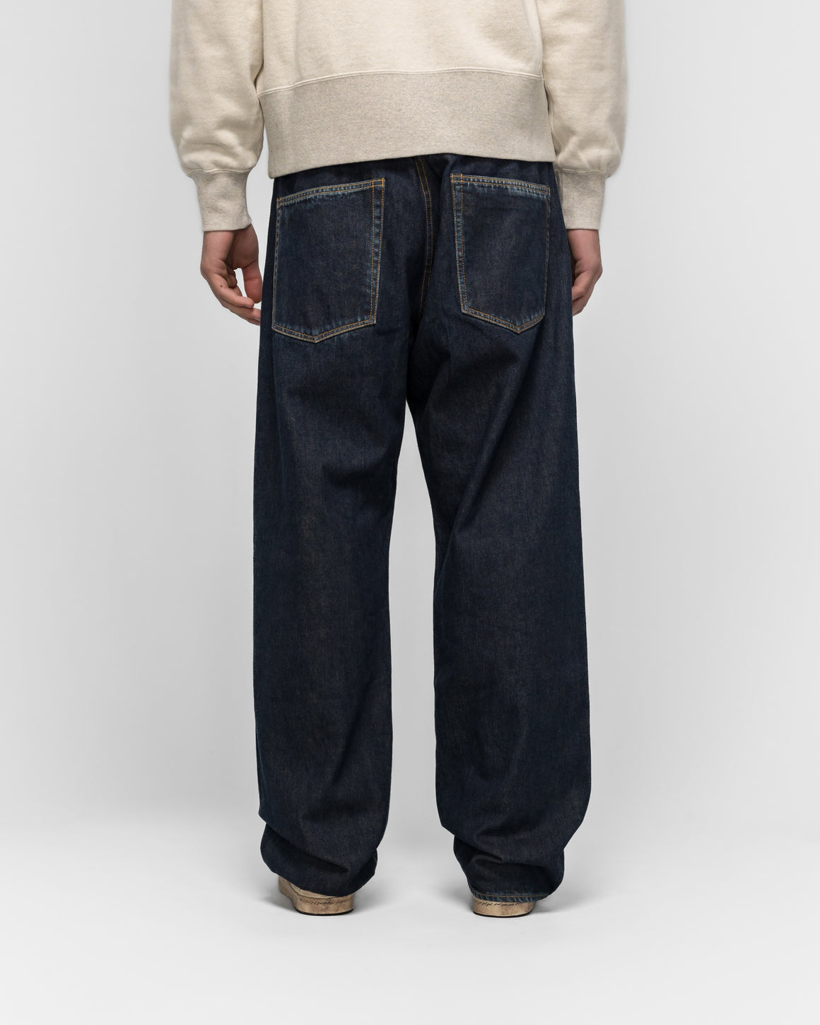 Visvim - Social Sculpture 01 Wide Dmgd-39 - Mud - UP THERE