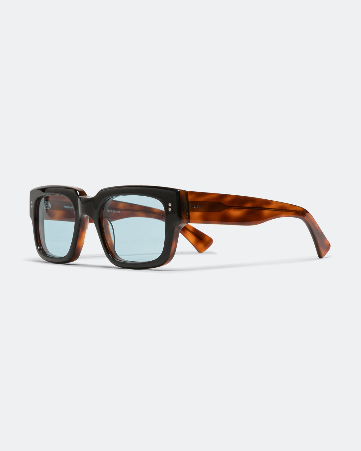Waiting For The Sun - Stef Noir Lamine Ecaille Blonde E2L81 - Verres Bleu Tamise - UP THERE