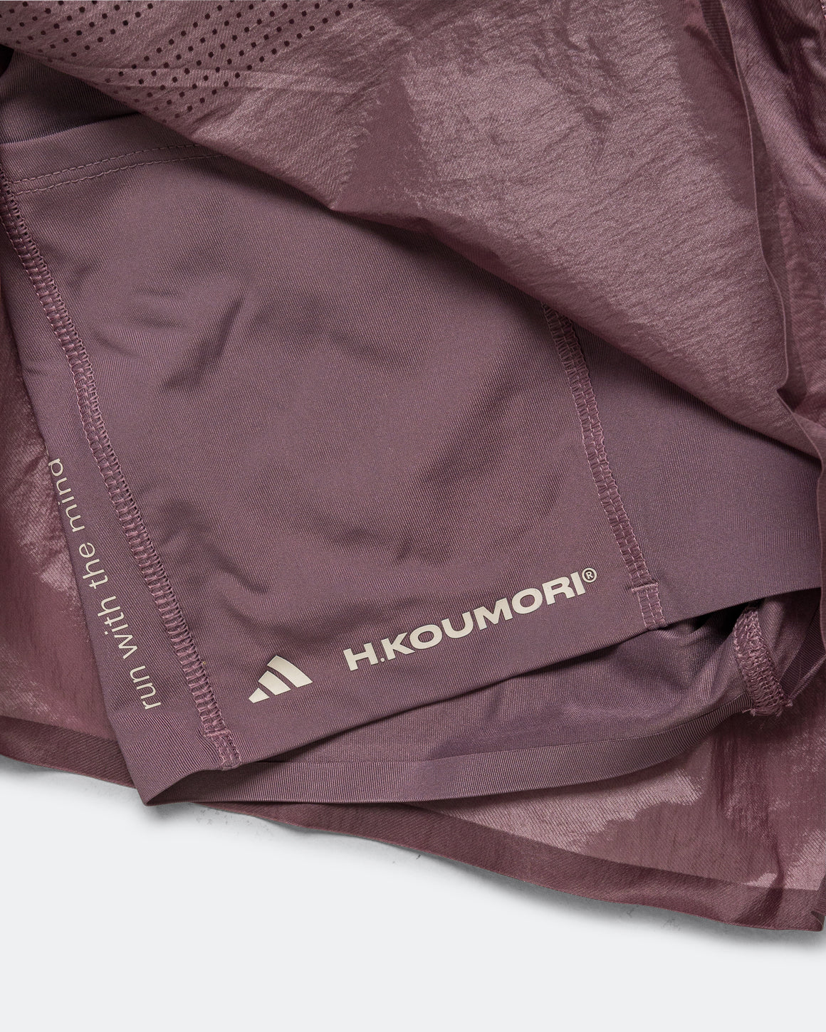 adidas - Womens Adi365 Running 2-in-1 Shorts x Hermanos Koumori - Shadow Fig - UP THERE