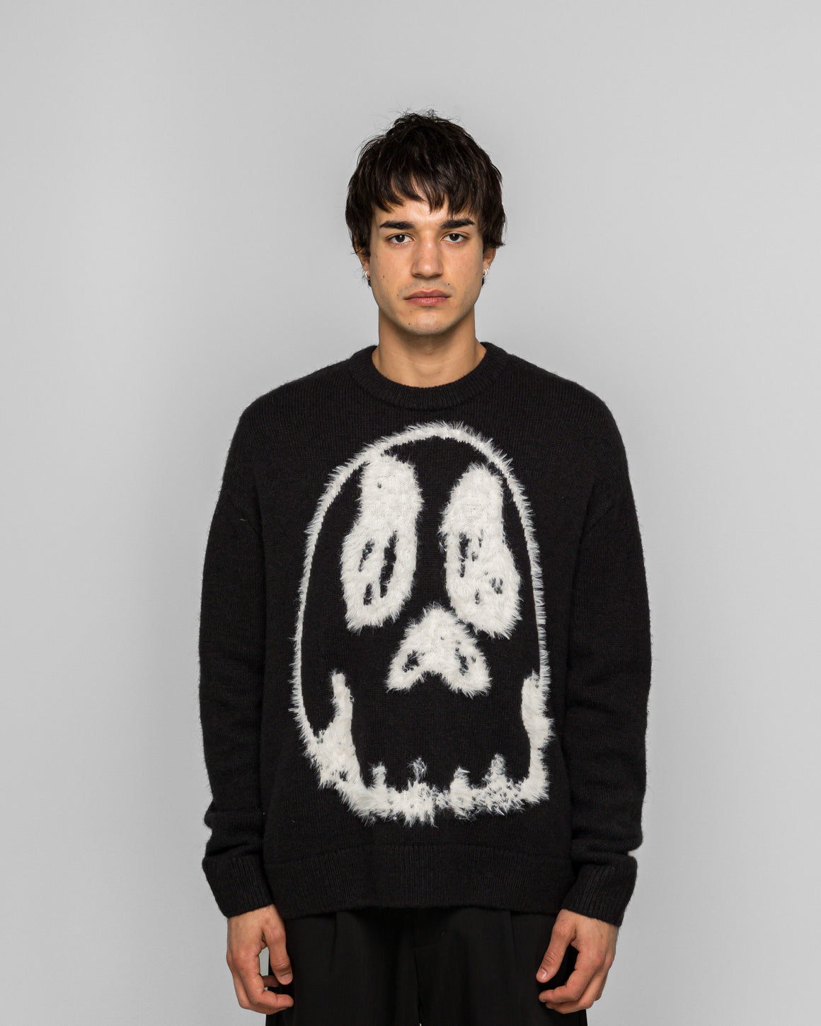 Y-3 - Y-3 Chito Graphic Knitted Sweater - Black - UP THERE