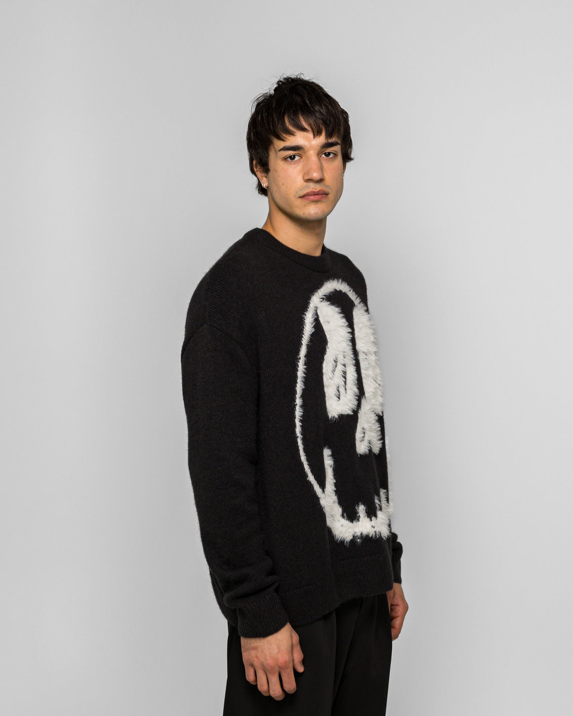 Y-3 - Y-3 Chito Graphic Knitted Sweater - Black - UP THERE