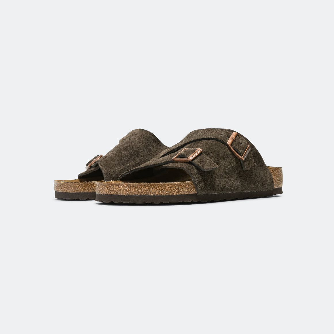 Birkenstock - Zurich - Mocca Suede Leather - UP THERE